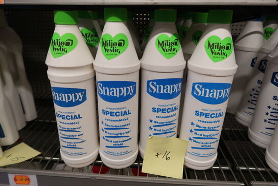 1 fag med stort parti rengøringsartikler m.m. 