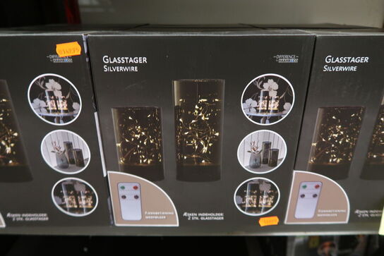 7 pk. LED Glasstager