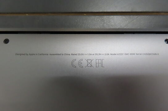 Bærbar computer APPLE MACBOOK AIR