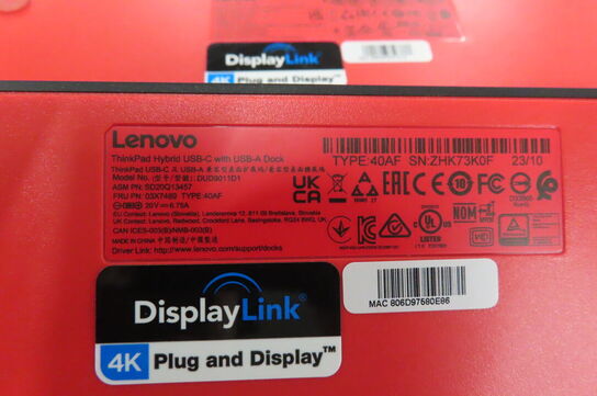 5 stk. Dockingstationer LENOVO