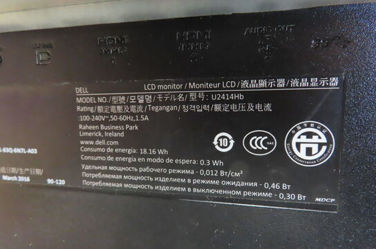 Computerskærm 24" DELL