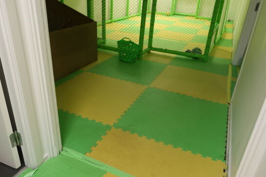 Alt skumgulv i etagen