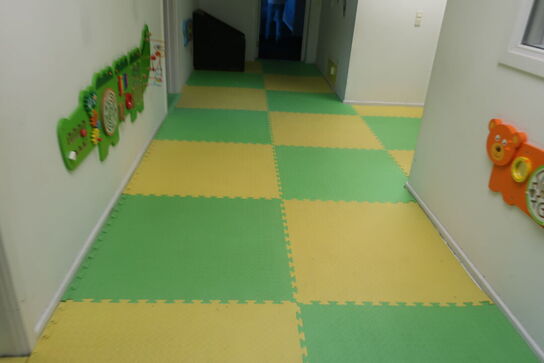 Alt skumgulv i etagen