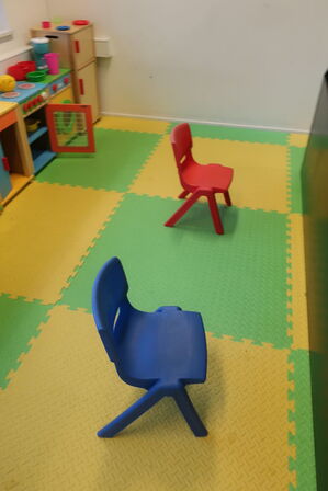 Legekøkken m.v. samt disk