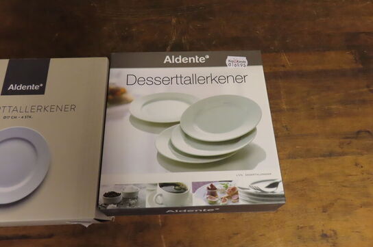 12 stk. Desaerttallerkner 