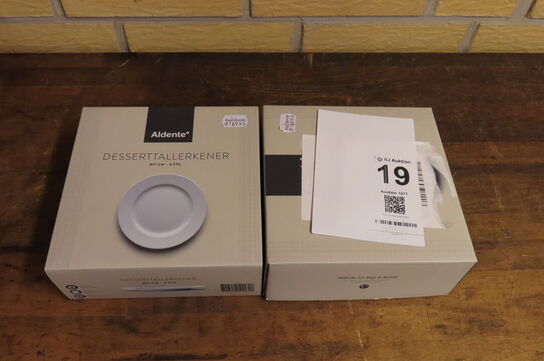 8 stk. Deserttallerkner 