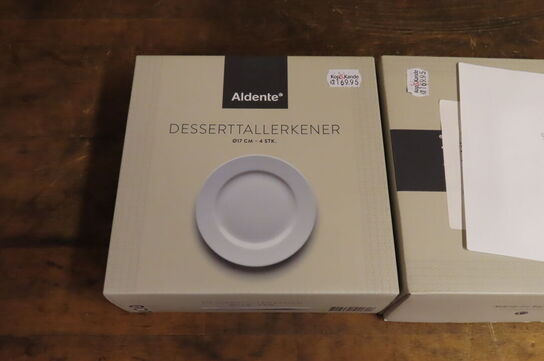 8 stk. Deserttallerkner 