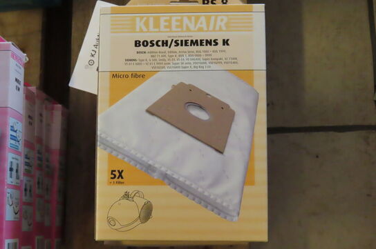 7 stk. Støvsugeposer