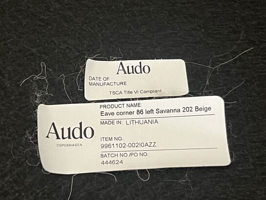 Sofa, borde, stol & tæppe