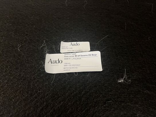 Sofa, borde, stol & tæppe