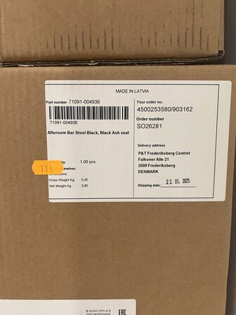 5 stk. barstole AUDO