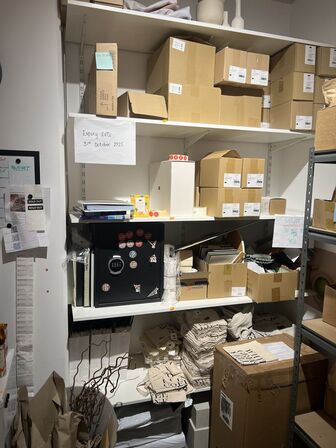 Reolsystem hylder m. ophæng (UDEN INDHOLD!)