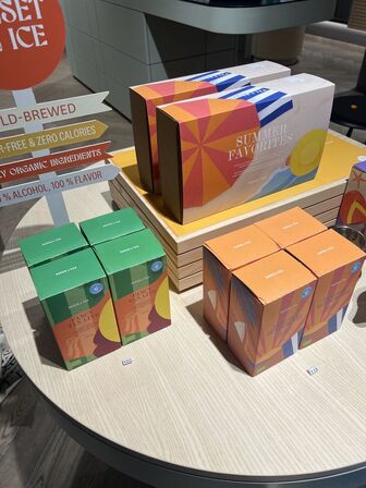 Display/bordsæt Ø90xH83 og Ø62xH69