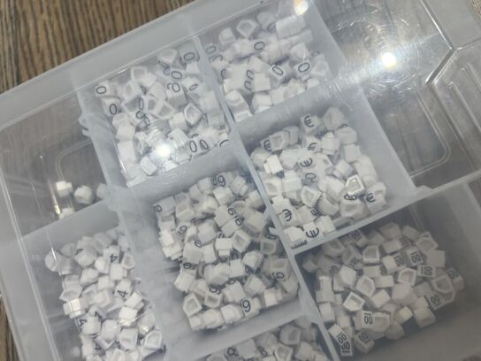 Klodser til prismærkning etc.