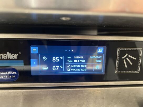 Opvaskemaskine WINTERHALTER UC-S V02 inkl. tryktank/filter samt. div. kemi