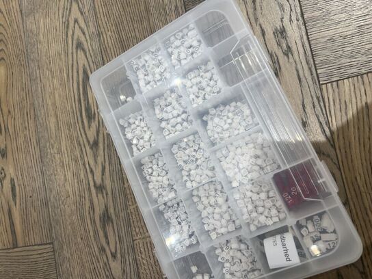 Klodser til prismærkning etc.