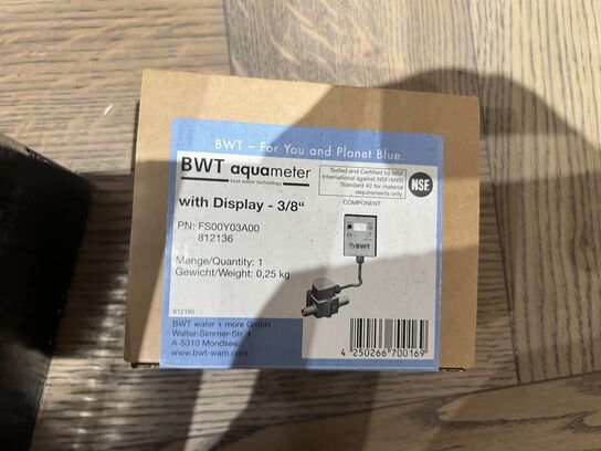 2 stk. AEG MTH gennemstrømningsvandvarmere & BWT vandur