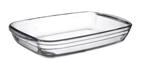 Fad glas rektangulær 320 x 200 mm Ôcuisine (Udstillingsmodel)