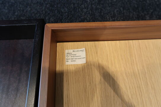 2 stk. Rammer Scenario 530 x 325 mm Schönwald samt indsatsplade