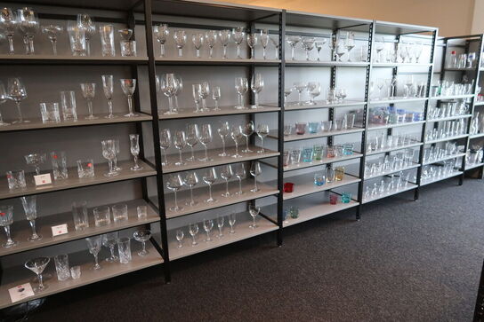 283 stk. glas og kander