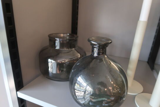 Vaser, lysestager m.m., bl.a. OOHH