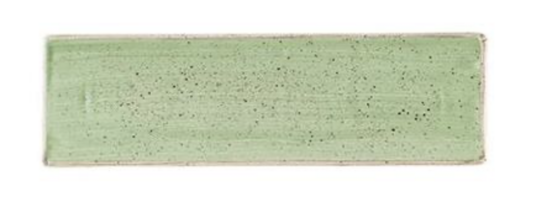 4 stk. Serveringsfad grøn B295 x D88 mm Stonecast Churchill (Brugt)