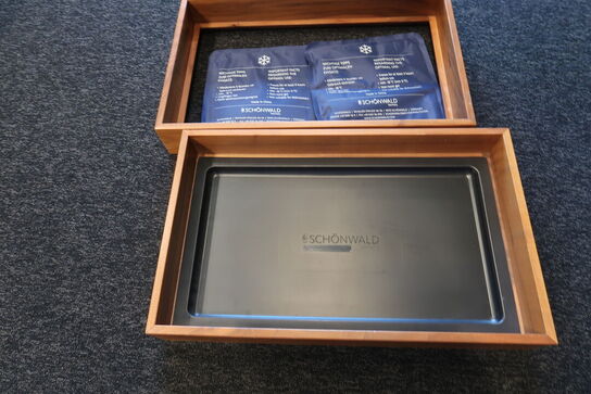 2 stk. Rammer Scenario lys 530 x 325 mm Schönwald samt indsatsplade og køleposer