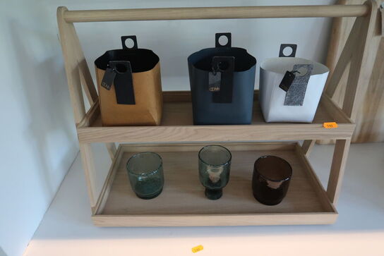 Opsatse, kasser, serveringsbrætter m.m. bl.a. OOHH og STUFF