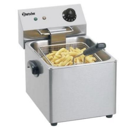 Friture SNACK III A162810E enkel 8 L Bartscher - bordmodel (Brugt)