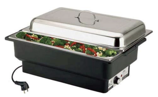 Chafing Dish El 1/1GN B670xD350xH450 mm m/håndtag r/s (Udstillingsmodel)