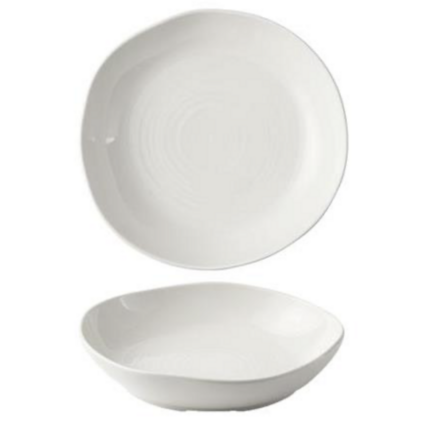 12 stk. Tallerken ergonomisk hvid 250 mm Envisage Natural Churchill (Brugt)