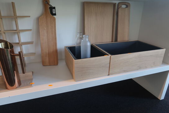 Opsatse, kasser, serveringsbrætter m.m. bl.a. OOHH og STUFF