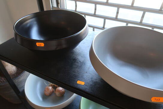 9 stk. skåle og fade EMILE HENRY