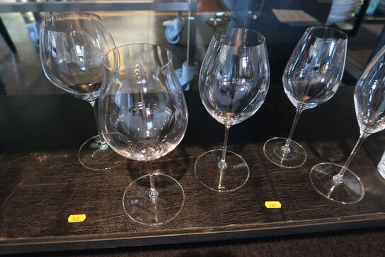 5 stk. vinglas og 1 stk. karaffel RIEDEL