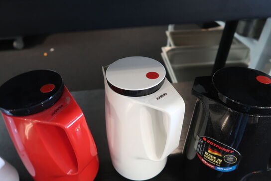 22 stk. tebrygger, termokander og serveringskander