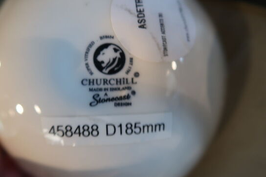 179 stk. tallerkener, kopper, skåle, kander m.m. CHURCHILL