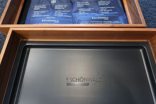 2 stk. Rammer Scenario lys 530 x 325 mm Schönwald samt indsatsplade og køleposer