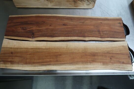 2 stk. serveringsbrætter