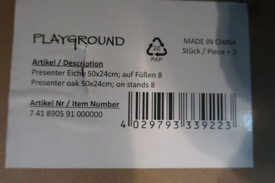 2 stk. Opsats træ B500 x D240 x H80 mm Loft Playground (udstillingsmodeller)