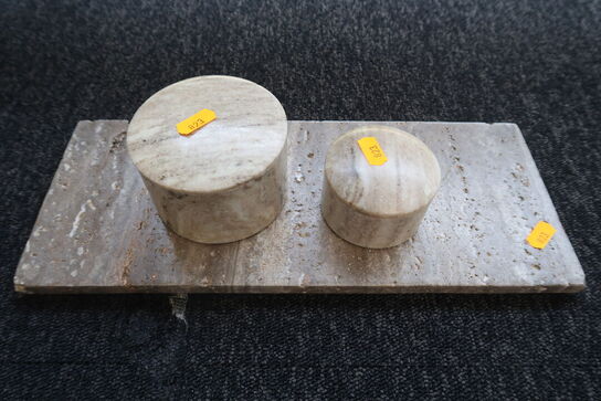 Serveringsbræt og 2 stk. bonbonniere STUFF