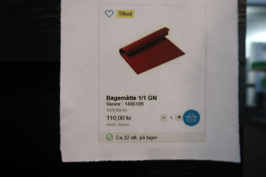 27 stk. silikonemåtter