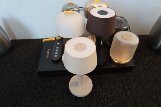 7 stk. LED-lamper med opladestander HUMBLE