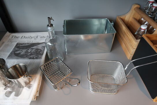 Opsatse, sifonflasker, pomfritkurve, fade m.m.