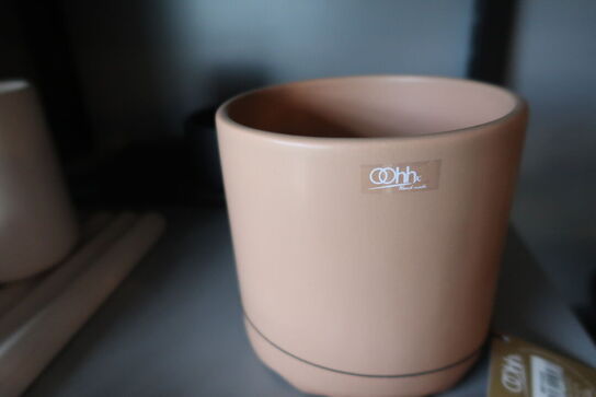 Vaser, lysestager m.m., bl.a. OOHH