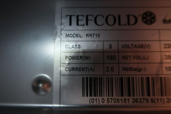 Køleskab TEFCOLD RK710