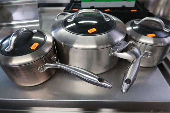 3 stk. gryder SCANPAN