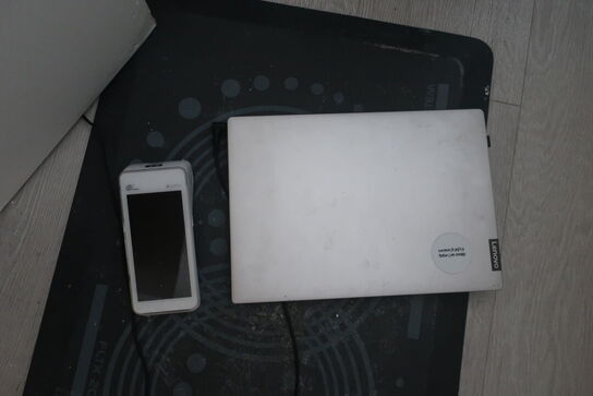 Bærbar computer LENOVO Ideapad S340-14API og flatpay terminal PAX A920Pro