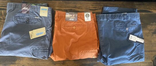 3 par shorts der 4-5xl Meyer og bruhl pris 2600.-