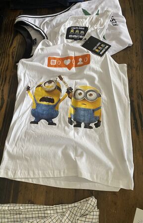 3 stk skjorter og tanktops str small 