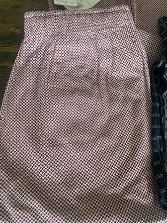 6 stk pyjamas bukser str small schiesser pris 2400.-